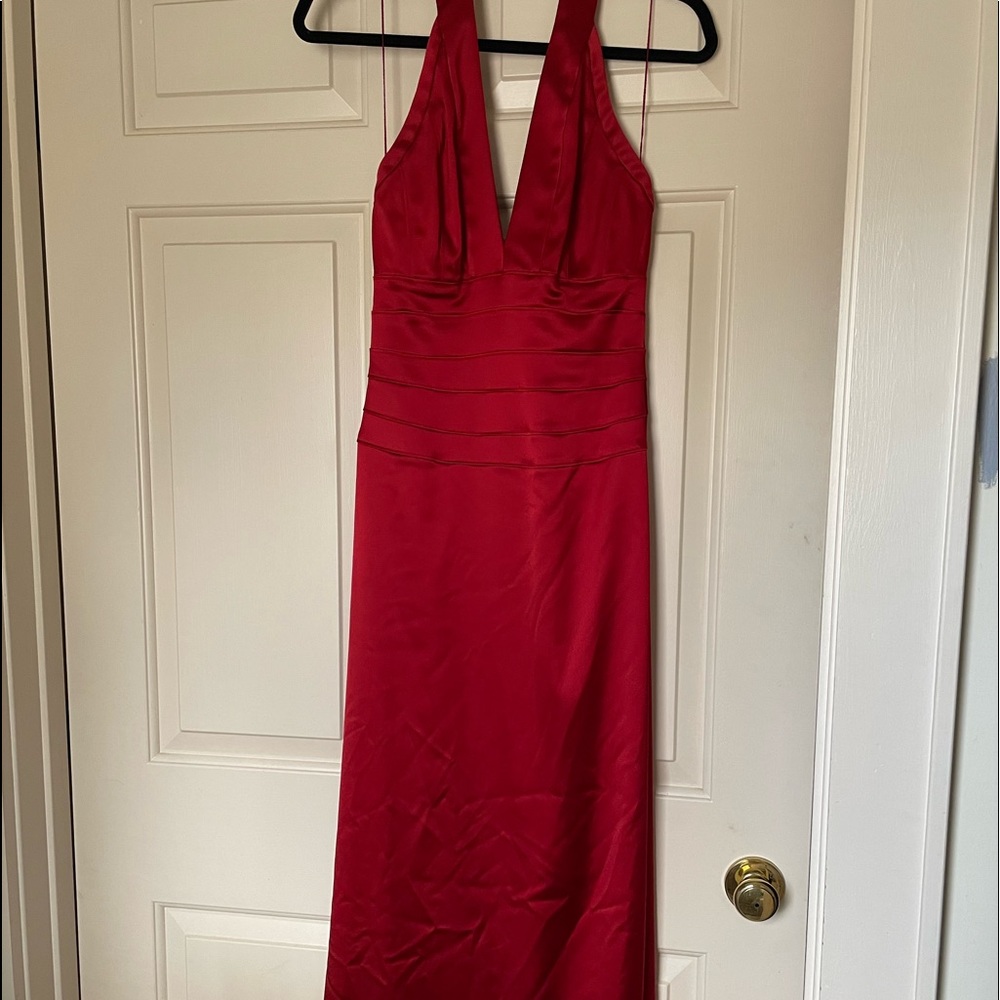 Red Satin formal